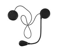 Casque Audio Moto Ultra-fin sans Fil avec Microphone Intégré pour | Plastique Noir, Écoute Musicale et Appels, Léger 3,7 V 250 Ma 0,5 W, Usage Extérieur