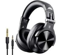 OneOdio Casque Bluetooth sans Fil BT5.2 avec 72 Heures A70, Réduction de Bruit CVC 8.0, 3 Câbles, Léger Confortable, Pliable, Partage de Musique, Compatible Téléphone, DJ, Piano, Guitare (Noir)