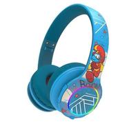 Casque audio pour enfants - POWERLOCUS - PLED Smurf - Pliable - Bluetooth - Bleu