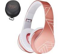 Casque Audio PowerLocus S9 US PWCPITTUK Sans Fil Bluetooth Pliable Avec Microphone Circum-Auriculaire Or Rose Or rose G