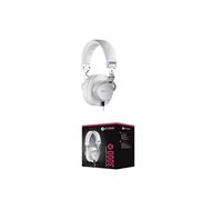 Casque SONO Audio Studio Professionnel PRO 3000 Blanc, Casque Filaire 3.5mm + Adaptateur 6.35mm, Casque de Monitoring, Son Parfait