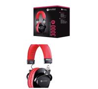 Casque Audio - - PRO 3000 - Filaire 3.5mm + Adaptateur 6.35mm - Circum-aural - Rouge