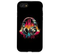 Casque Audio rétro pour Amateurs de Musique Coque pour iPhone SE (2020) / 7/8