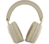 Casque Audio sans fil Bluetooth 5.3 IPX4 Effet Saffiano Arceau Ajustable Guess Dorée Dorée G