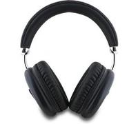 Guess Casque sans fil GUBHK1SATSK Cuir PU Saffiano Bluetooth 5.3 IPX4 Autonomie 32h Noir