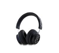 Casque Audio Sans Fil Bluetooth 5.3 Motif à Carreaux en Cuir Noir