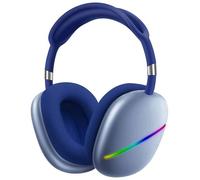 Casque Audio Sans Fil Bluetooth Avec Micro Et Longue Autonomie 180h Or Bleu YONIS