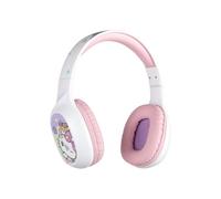 Casque audio sans fil KONIX Hello Kitty Bluetooth 5.3 Over-Ear 30 h micro intégré boutons Blanc et rose