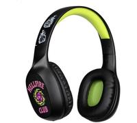Konix Casque audio sans fil Stranger Things Bluetooth 5.3 Microphone Autonomie 30 h Noir/jaune