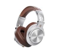 Casque audio sans fil Oneodio Fusion A70 Bluetooth 5.2 (Argent) - Audio haute résolution - Casque circum-aural