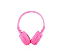 Casque audio YONIS Casque Audio Sans Fil Stéréo Ecran LCD Lecteur Voyant Lumineux Radio Fm Rose