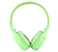 Casque Audio Sans Fil Stéréo Écran LCD Lecteur Voyant Lumineux Radio Fm Vert YONIS