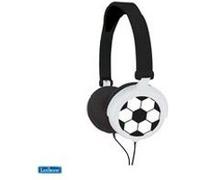 Lexibook, Football, Casque audio stéréo football enfant, puissance sonore limitée, pliable et ajustable, noir/blanc, HP015FO