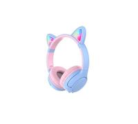 Casque audio Swingson Cat Ear Bluetooth Rose et Bleu