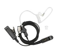 Casque audio transparent à tube acoustique pour talkie-walkie, oreillette pour radio Motorola avec microphone PTT et performances fiables, casque de