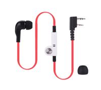 Casque audio transparent à tube acoustique pour un son clair, coussinets en mousse remplaçables avec microphone antibruit, crochet d'oreille