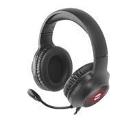 Casque Audio VIRTAS Illuminated SL-860013-BK Filaire USB Supra-Auriculaire Eclairage Multicolore Noir