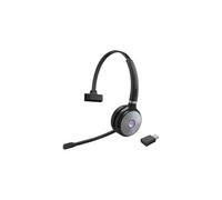 Casque Audio WH62 1208642 Sans Fil USB Simili Cuir Noir Gris