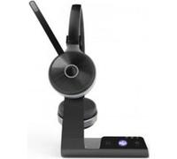 Casque Audio Yealink WH62 Dual UC Sans Fil DECT Bluetooth USB-A 2 Avec Micro Antibruit Avec Touche Mute Cuir Noir Noir G