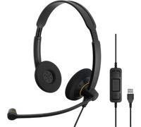 EPOS IMPACT SC 60 - 100 Series - micro-casque - sur-oreille - filaire - Easy Disconnect - noir et argent