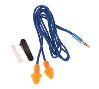 Casque avec bouchons d'oreille de travail - Écouteurs de travail de 39,37 pouces | Casque avec isolation acoustique de 100 dB avec clip pour entraînement, studio, réunions, appels téléphoniques