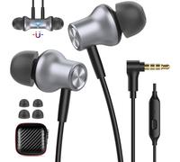 Casque avec câble pour Xiaomi Book 14 Redmi Note 13 PC Chromebook, Casque avec Microphone pour Kindle Fire Nintendo Switch, Casque avec Prise 3.5MM pour iPhone 6s Mac Mini Galaxy A13 A14 MP3