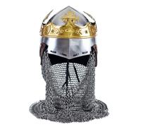Casque Avec Couronne Et Brünne, Robert Bruce, 1,6 MM Acier Armor Roi Rollenspiel