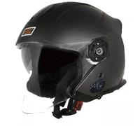 Casque Avec Interphone Bluetooth Intégré Origine Palio Titane Mat Taille S