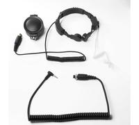 Casque avec laryngophone - Version Vertex Un set microphone + casque laryngé avec connexion Vertex.