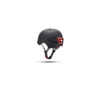 Casque avec led avant arrière noir