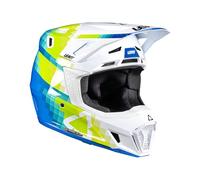Casque avec lunettes Leatt KIT Moto 7.5 V26 pixels Bleu (57-58 cm) M