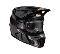 Casque avec Lunettes Leatt Kit Moto 8.5 V25 Noir (61-62 cm) XL