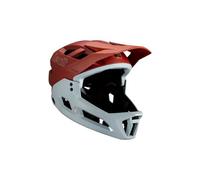 Casque avec mentonniere amovible leatt enduro 2 0 rouge lava