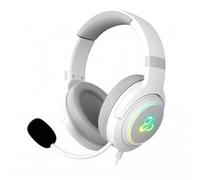 NEWSKILL Sobek 7.1 V2 Auriculares Gaming Con Sonido Virtual 7.1 USB Micro y Luces RGB Para pc y Consolas - Color Blanco