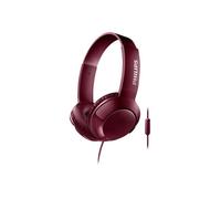 Casque avec micro - Philips - BASS+ SHL3075RD - Rouge - Filaire - Sur-oreille
