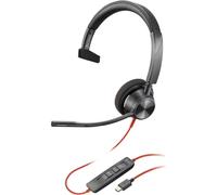 Casque avec micro Poly Blackwire 3310 noir