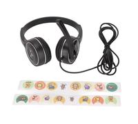 Casque avec microphone à perche, câbles anti-nœuds pour une utilisation simplifiée, conception antibruit bloquant les bruits ambiants, large