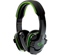 Casque avec microphone - ESPERANZA - EGH310G - Noir et vert - Filaire - Réglage du volume