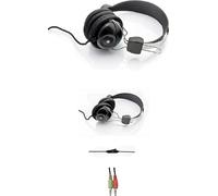 Casque avec microphone Esperanza EH108 Vivace noir