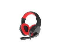 Genesis Argon 110 - Casque Gaming 2.0 avec Microphone, MiniJack 3,5 x 2, contrôle du Volume, Couleur Rouge