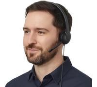 Casque avec microphone USB H340 | Noir | Son stéréo numérique | Microphone avec annulation de bruit | Câble 1,8 m | Bandeau réglable