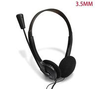 Casque avec prise jack 3.5mm et Microphone, écouteurs du Service client, stop bruit, casque réglable pour ordinateur portable