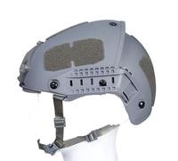 Casque avec Rails De Guidage Mousse À Mémoire De Forme Et Base Adaptatrice Multifonction Équipement Tactique Extérieur Casques Réglables pour Les Sports De Plein Air CS(WG)