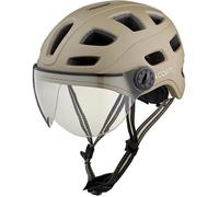 Cairn Casque de vélo urbain Quartz Visor – Visière – Mat kaki Mixte L