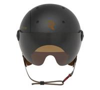 Casque avec visière reglable, protection oreille amovible Revoe Premium Noir