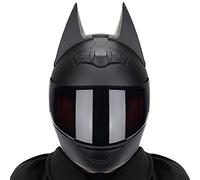Casque Batman Approuvé Par le Dot/ece, Moto électrique pour Hommes et Femmes, Casque Intégral de Motocross de Course Cool, Casque Moto Knight pour Hommes, Casques Modulaires,#3,M