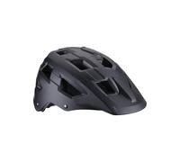 BBB Casque VTT Nanga – Grande visière fixe, coque ABS, support appareil photo – Noir M 54-58 cm