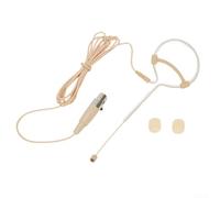 Casque Beige Monaural 3.5mm Discrétion Maximale Casque Beige(C) | Design monaural ergonomique, couleur chair discrète, idéal pour discours publics, églises, conférences