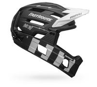 Casque Bell Super Air R Spherical - intégral, noir mat et blanc Fasthouse - Taille L (58-62 cm)