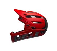 Casque Bell Super Air R Spherical - intégral, rouge-gris mat - Taille L (58-62 cm)